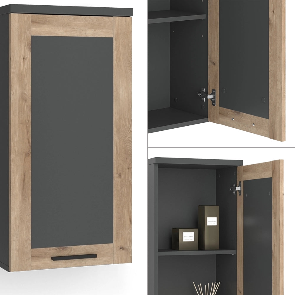 Vicco Mobile da bagno Antracite/quercia vichinga 40.3 x 79.6 cm