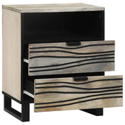 Comodino | Armadio da Notte | Mobiletto da notte Bianco 50 x 33 x 62 cm Legno ingegnerizzato