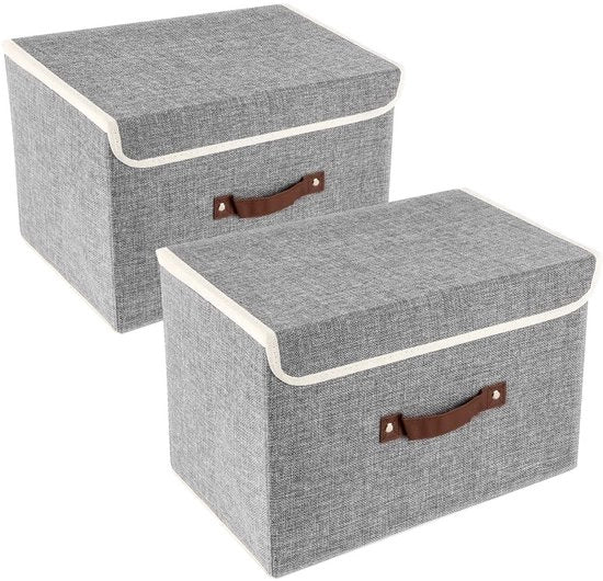 Set a doppio di 38*25*25 cm scatole di archiviazione semplici, diverse scatole di archiviazione, borse di archiviazione per la casa, sacchetti di archiviazione per la camera da letto