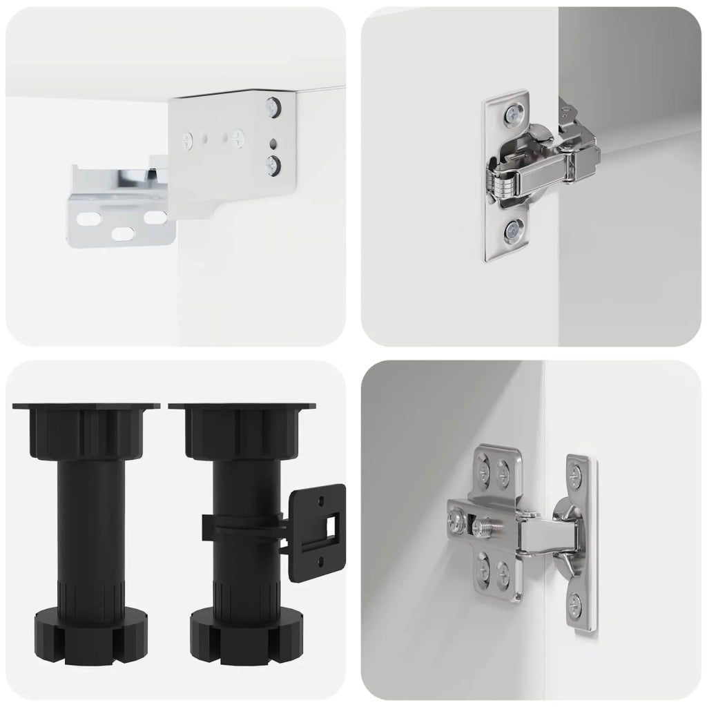 Unità Cucina PORTO 8 pcs Bianco Legno ingegnerizzato 3438497