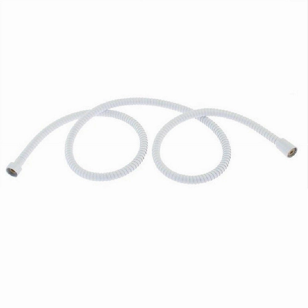 Trade Shop - Tubo Laccio Flessibile Doccia Doccetta Vasca Bagno 1.5mt Universale 87137 Bianco -
