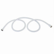 Trade Shop - Tubo Laccio Flessibile Doccia Doccetta Vasca Bagno 1.5mt Universale 87137 Bianco -