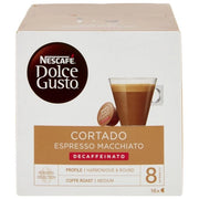 Nescafé Dolce Gusto Caffè Cortado Espresso Macchiato Decaffeinato 16 Capsule