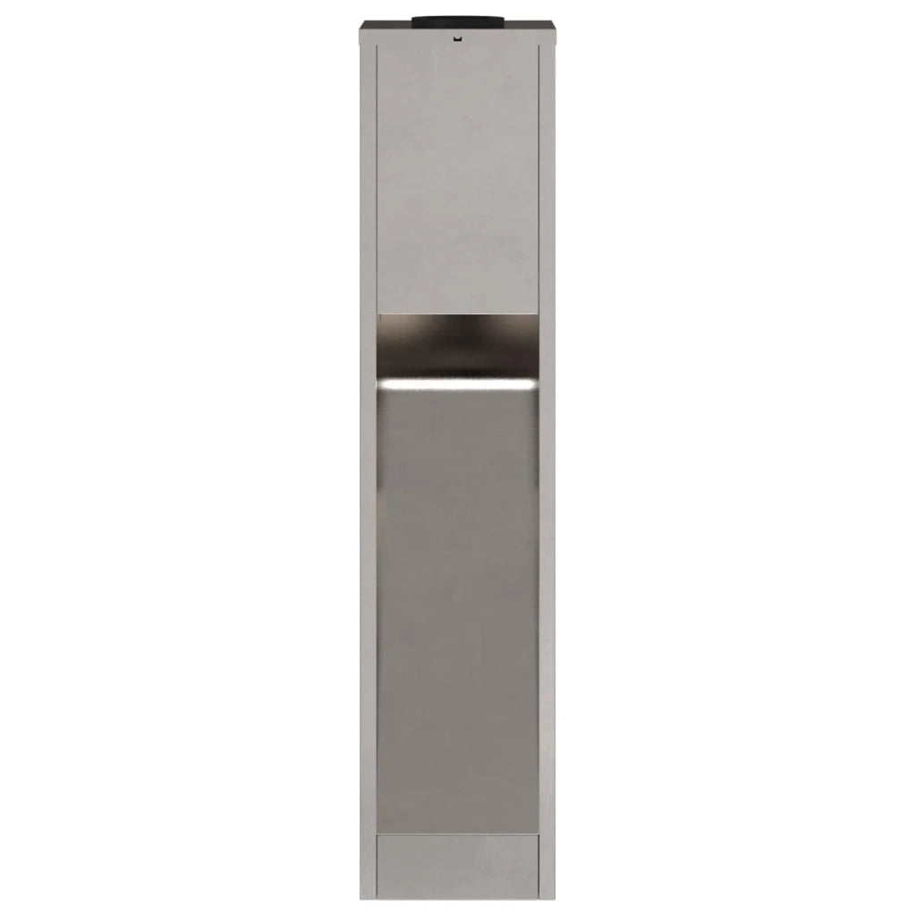 Lucina LED Solare da Percorso 2 pz Argento CFW8680470