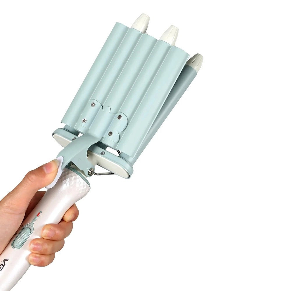 Trade Shop - Arricciacapelli Professionale Elettrico A 5 Cilindri Da 16 Mm Styling Vgr V-597 -