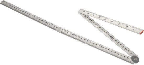 Regolatore di piegatura 1m di ABS plastica - Misurazioni precise per lavorazione del legno