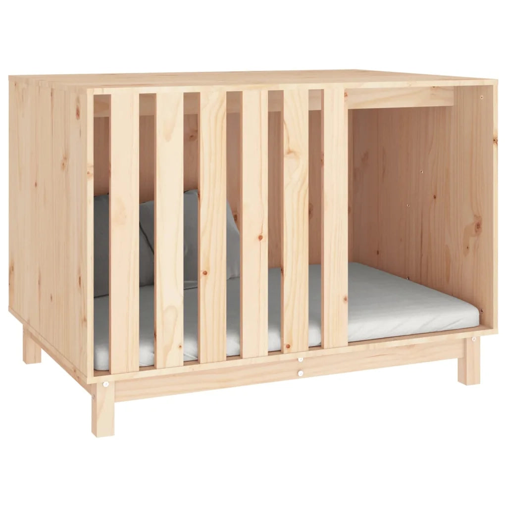 Casetta per Cani 100x70x72 cm in Legno Massello di Pino 822491