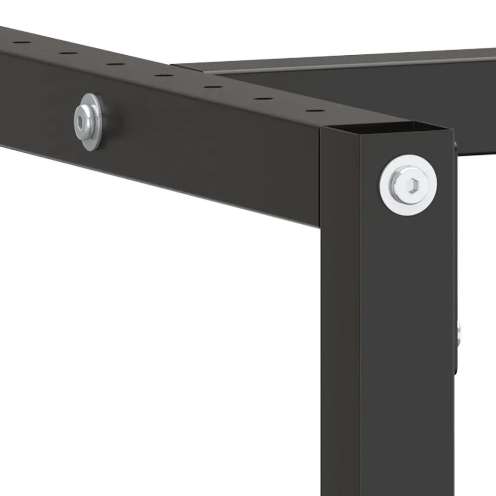 Telaio Banco da Lavoro Nero e Rosso Opaco 180x57x79 cm Metallo CFW9023189