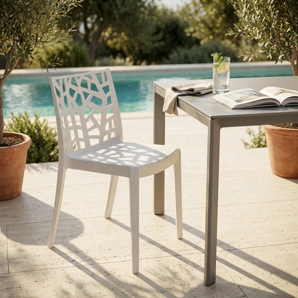 Sedia da Giardino in Polipropilene cm 55x47x82 - MATRIX