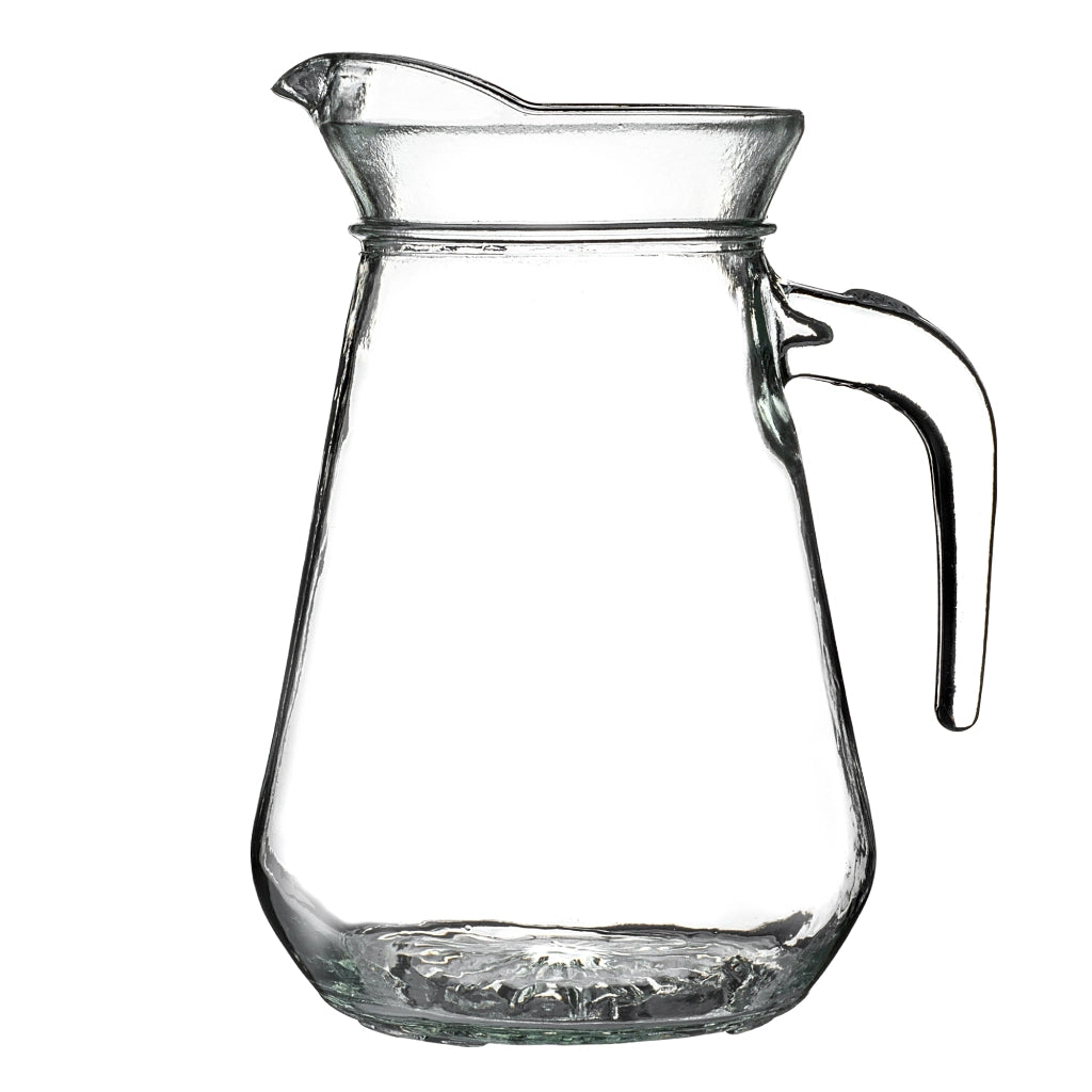 Caraffa in vetro KADAX per acqua, succhi di frutta, bevande, composte, limonata, 1,3 litri