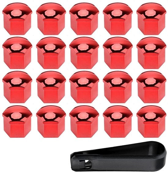 Coperchio per Mozzo 21mm - 20 Pezzi - Sostenibile - Protezione Stoffa Densa - Facile da Installare - Plastica di Alta Qualità - Coperchio per Mozzo