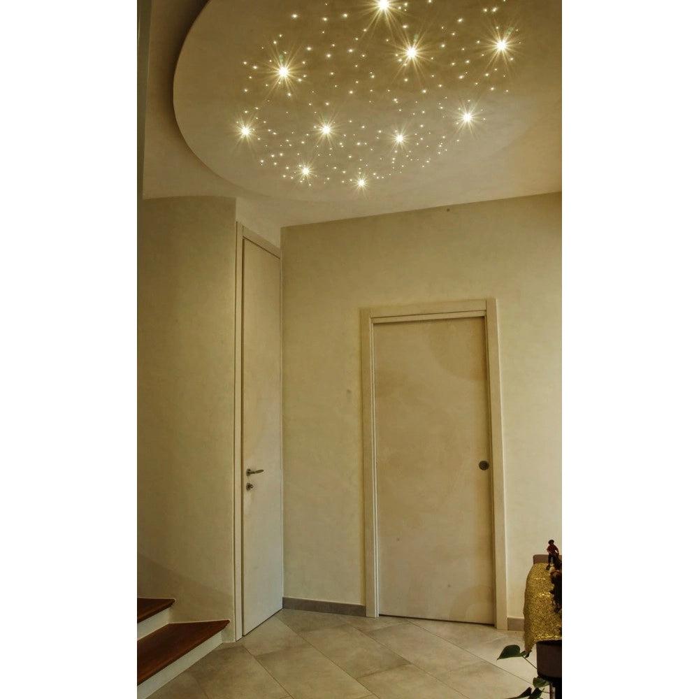 Trade Shop - 50 Led Cielo Stellato Incasso Luce Bianca O Blu Fredda Kit Punti Luce 5/12v - -bianco Caldo      -