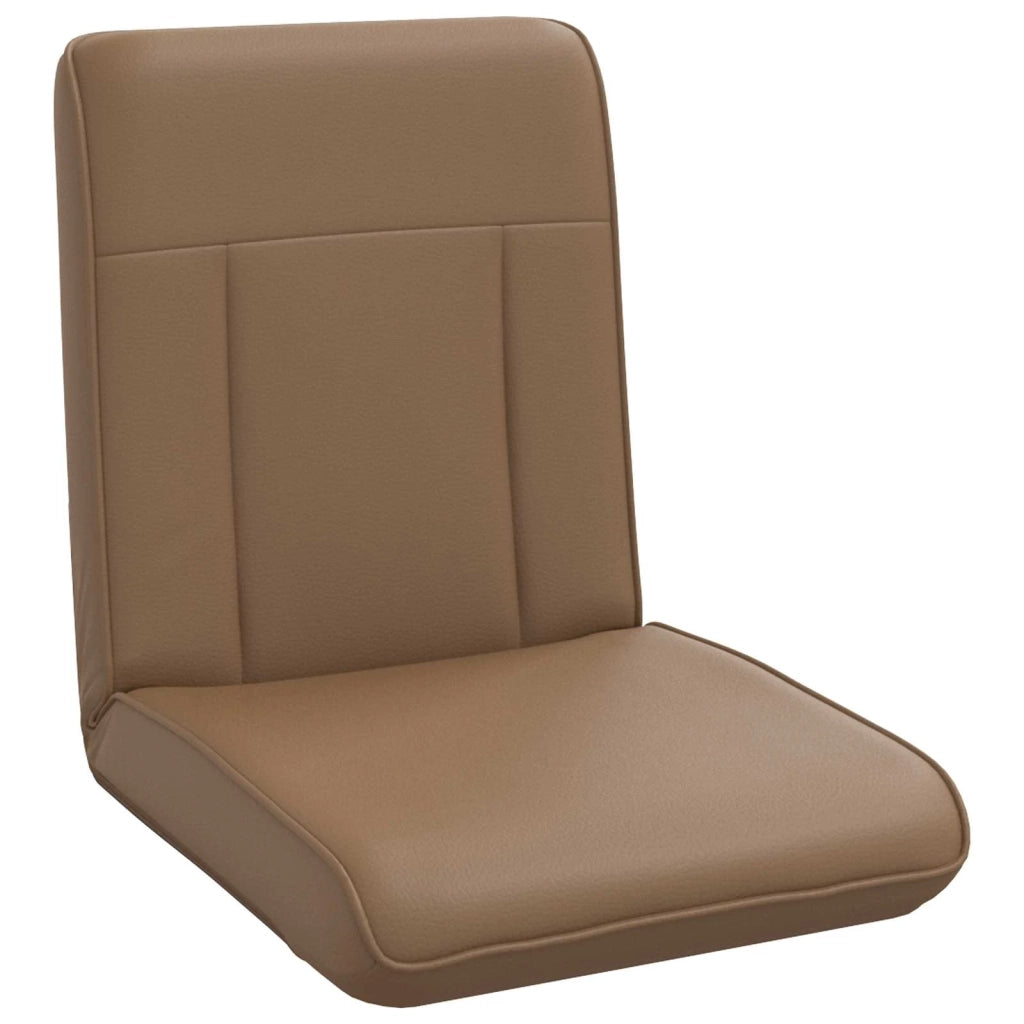 Sedia da Pavimento Cappuccino 50 x 73 x 60 cm Pelle Sintetica 42028162