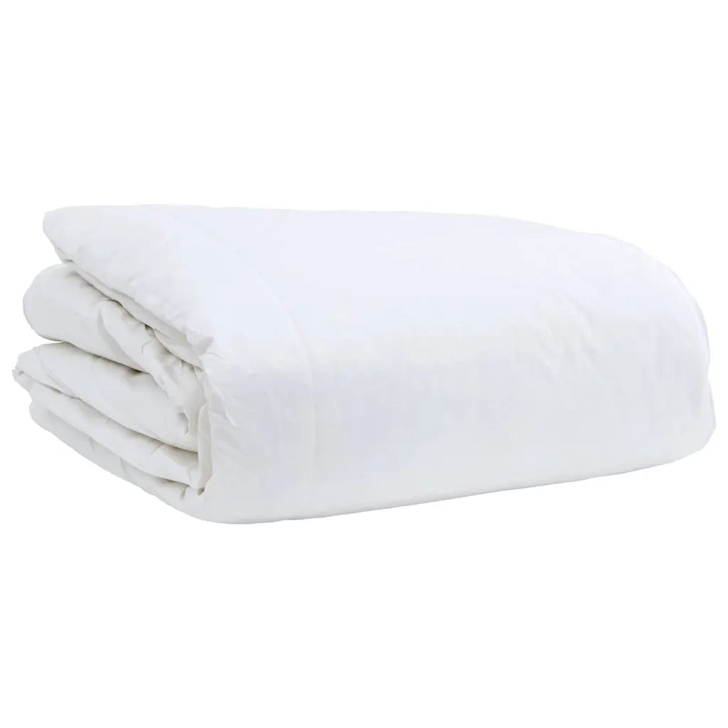 vidaXL Quilt e Piumini Bianco 240 x 200 cm Piume