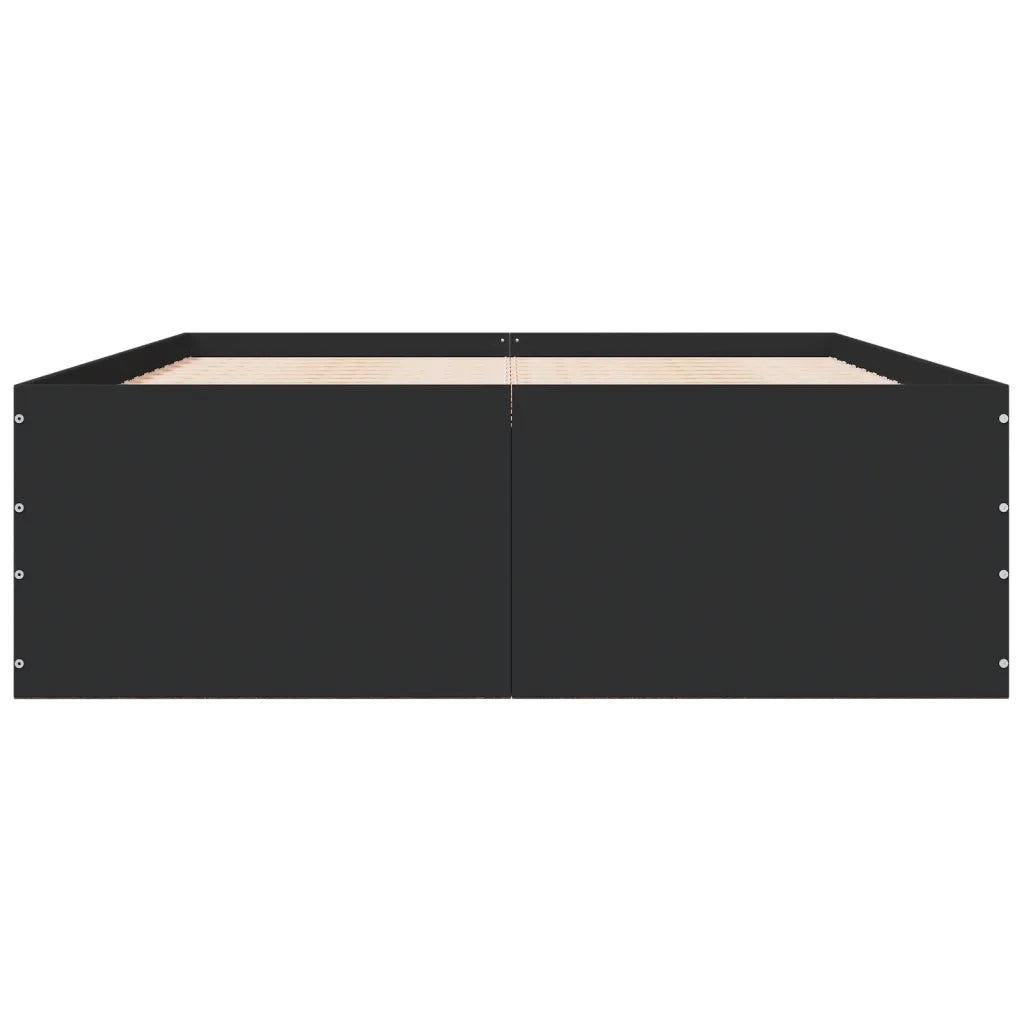 Giroletto Nero 135x190 cm in Legno Multistrato