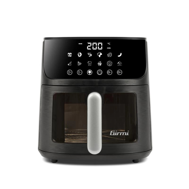 GIRMI FRIGGITRICE AD ARIA FG78 DISPLAY DIGITALE PIEDINI ANTISCIVOLO POTENZA 1500 W CAPIENZA 6 LT 28X37X29H CM