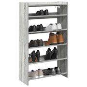 Scarpiera Grigio Sonoma 60x25x100 cm in Truciolato 859874