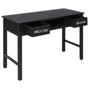 Tavolo Consolle | Tavolo d'Ingresso Nero 110x45x76 cm in Legno