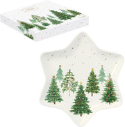 Piatto stellare Easy Life, diametro 22,5 cm, in porcellana, con scatola regalo