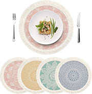 Set di piatti da tavola - Accessori da cucina - Piatti da tavola lussuosi - Tavolo - Resistente al calore - Anti-slip - Sottopiatto - Rimovibile
