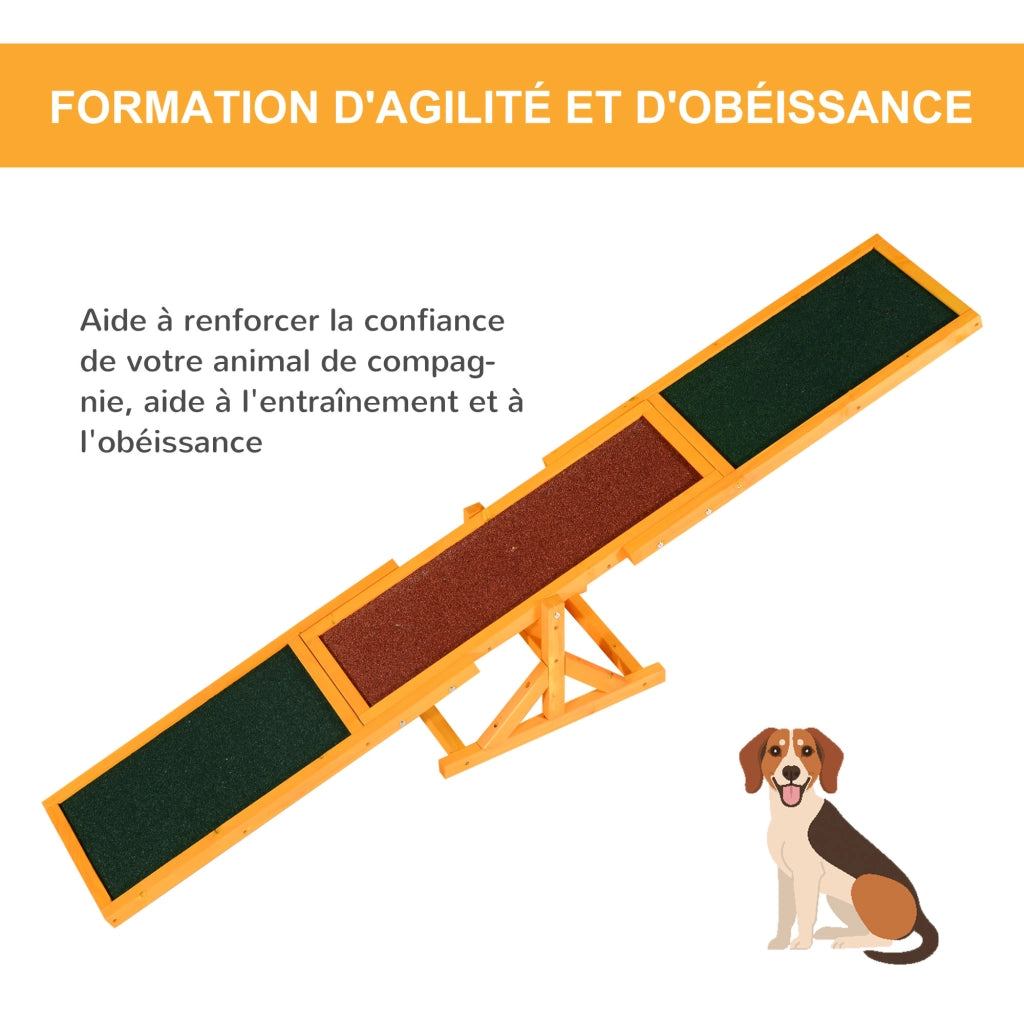 Altalena per Cani Agility Sport ¨C zephmum ¨C Legno, Verde, Antiscivolo