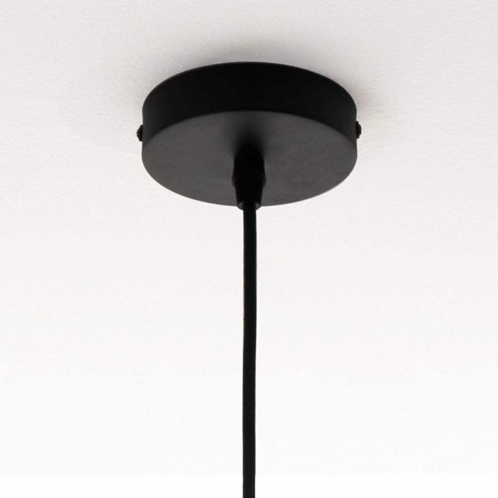 Lampadario in vetro grigio trasparente cm. Ø.30 x H.28