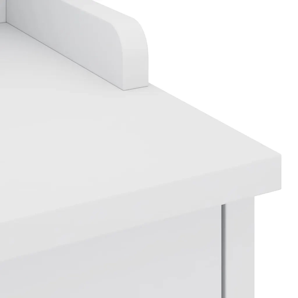 vidaXL Panca da Corridoio SANDNES Bianca 45x40x50 cm in Legno di Pino