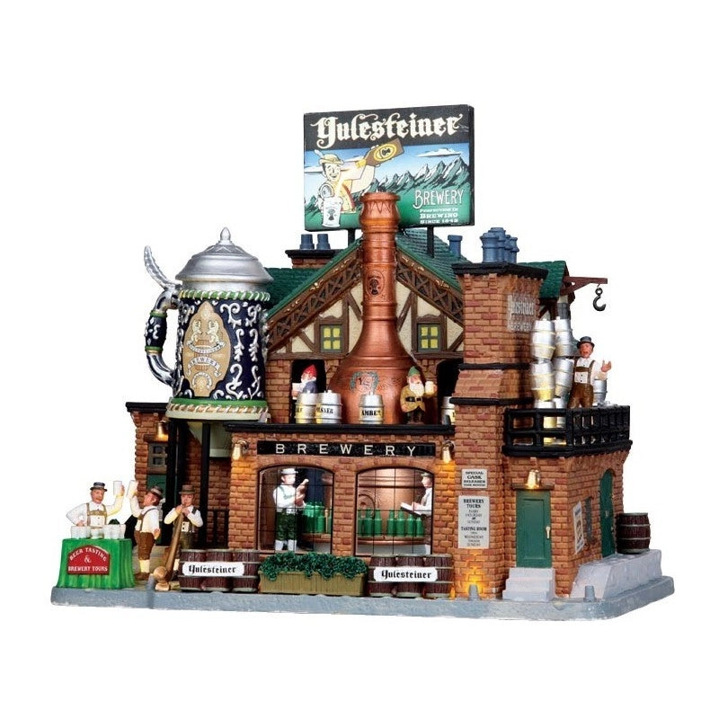 YULESTEINER BREWERY Casetta illuminata  birra luci e suoni