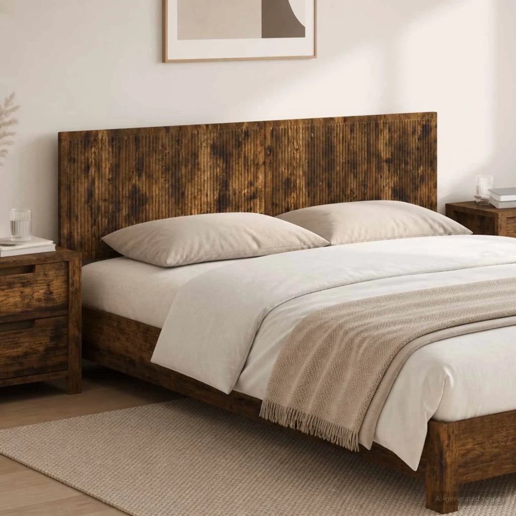 Testiera da Muro EDE Rovere Fumo Legno ingegnerizzato 896050