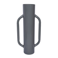 Battipalo manuale per recinzione, in acciaio Ø 165 mm, 16 kg con manici, per pali recinti