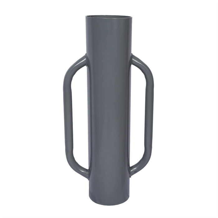 Battipalo manuale per recinzione, in acciaio Ø 165 mm, 16 kg con manici, per pali recinti