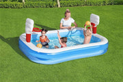 Piscina Gonfiabile Family Gioco Basket con 2 Palle 251 x 168 x 102 cm Bestway