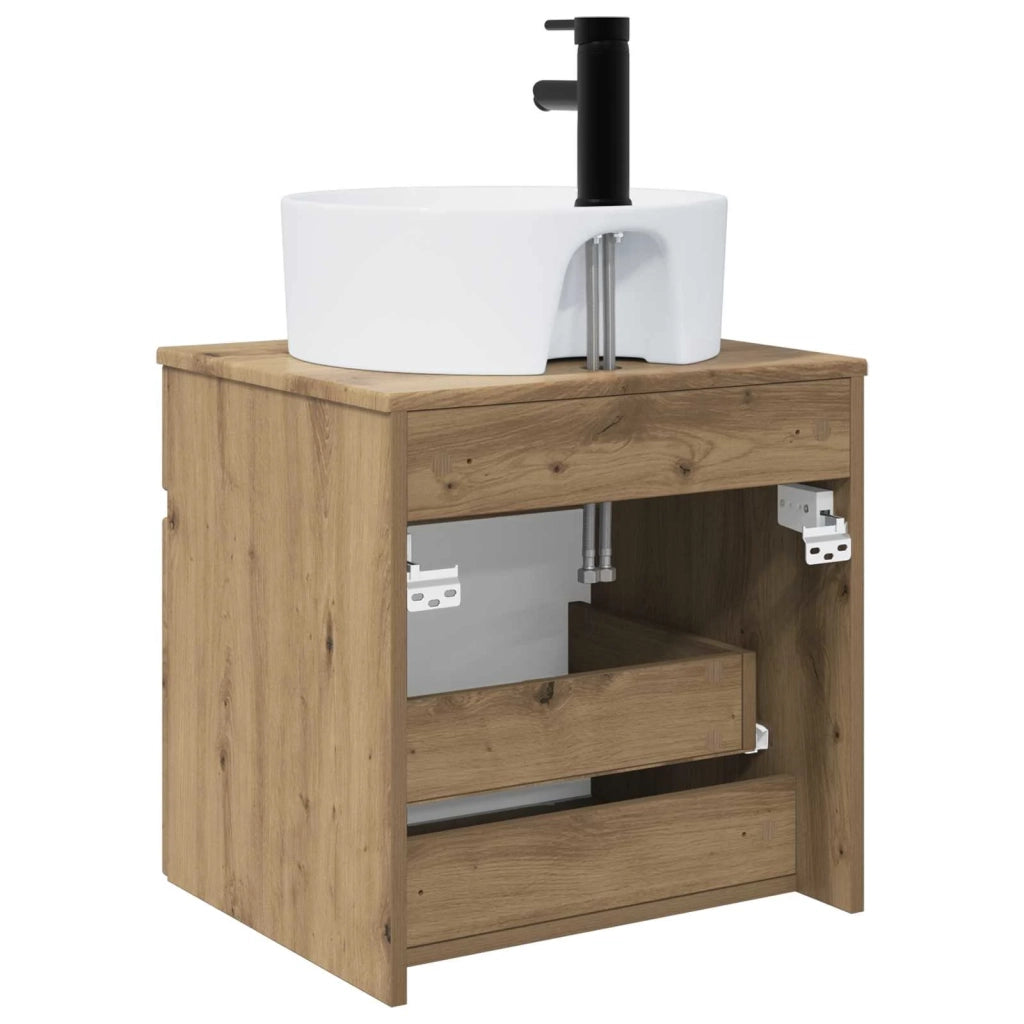 Mobile lavabo da parete Rovere Artigianale 49 x 44,5 x 65 cm