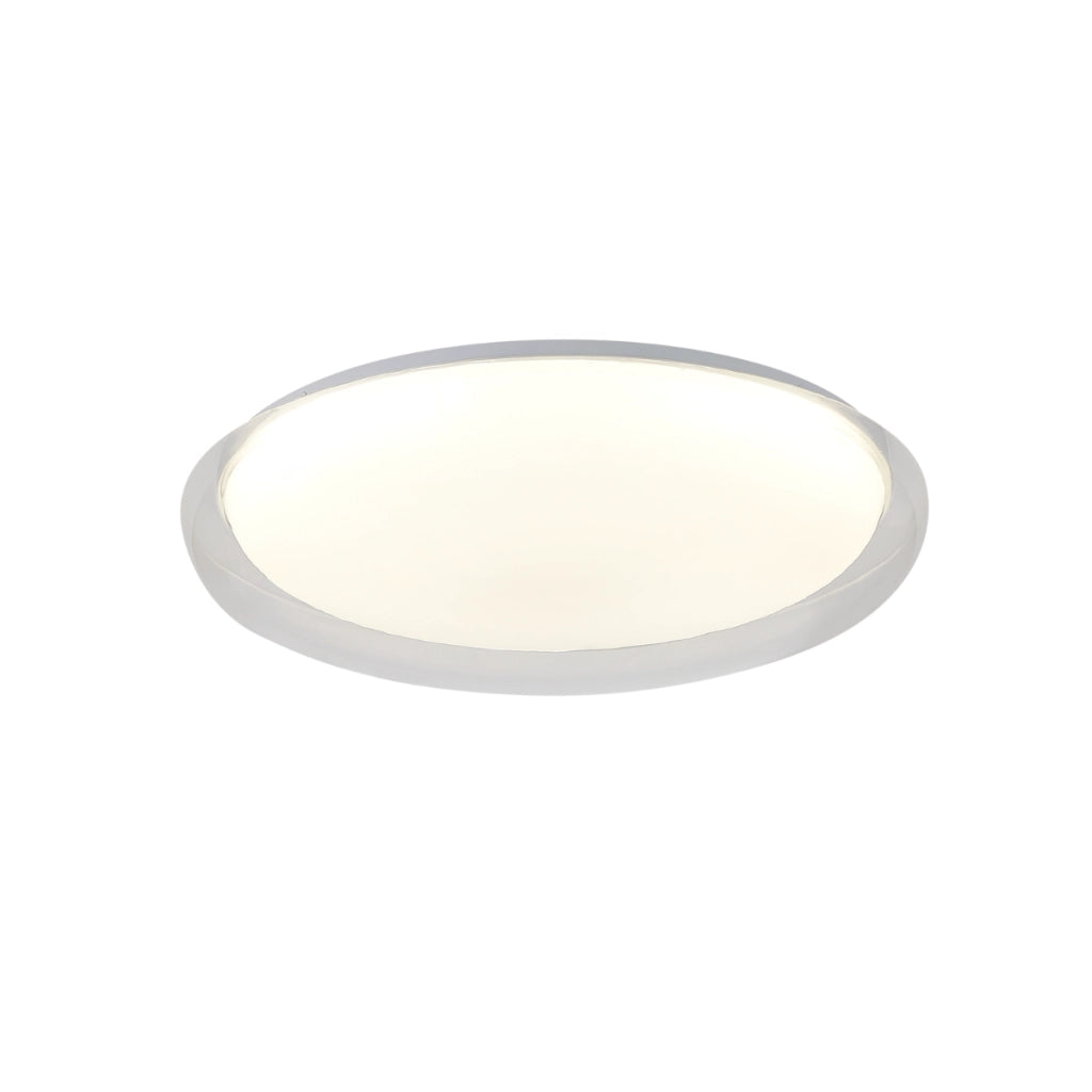 Plafoniera minimal rotonda Ø40 LED CCT 25W bianca Trego