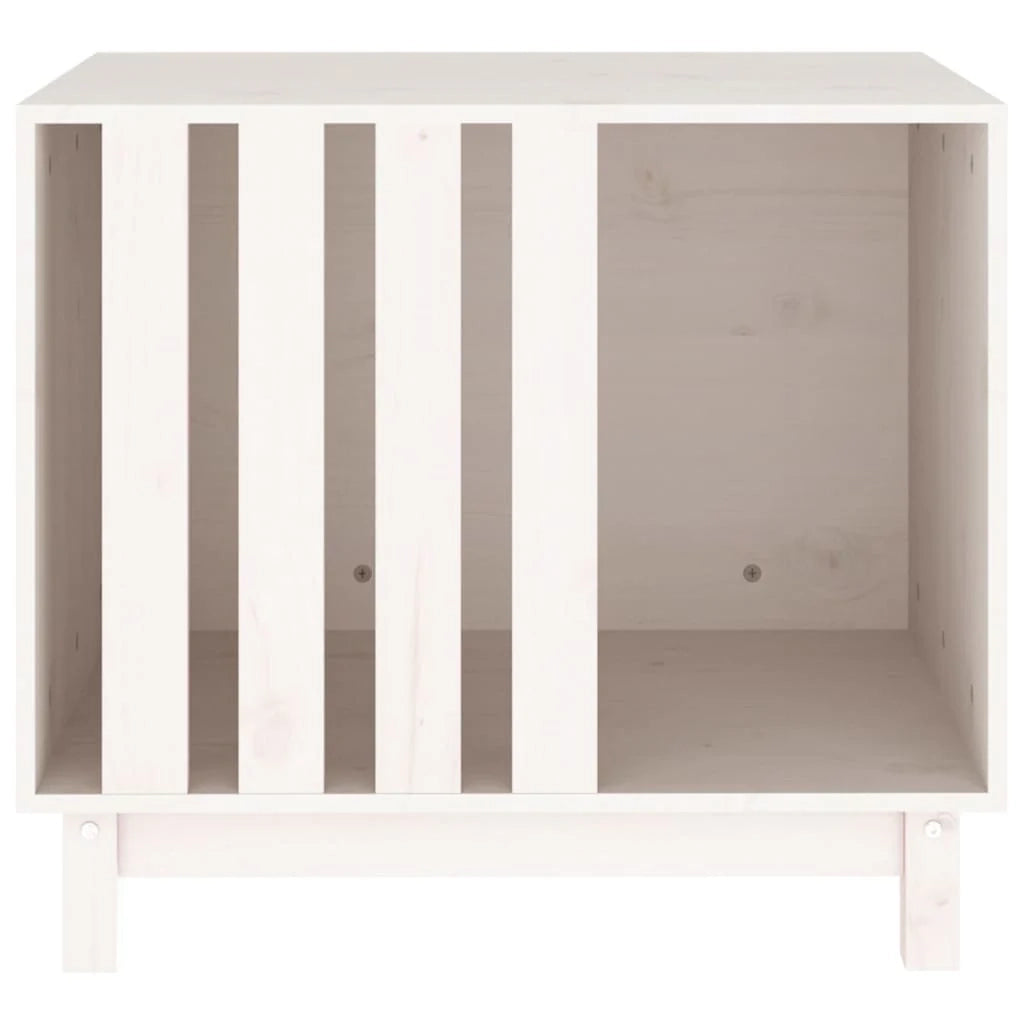 Cuccia per cani 70 x 50 x 62 cm in legno massello di pino bianco 02_0043454