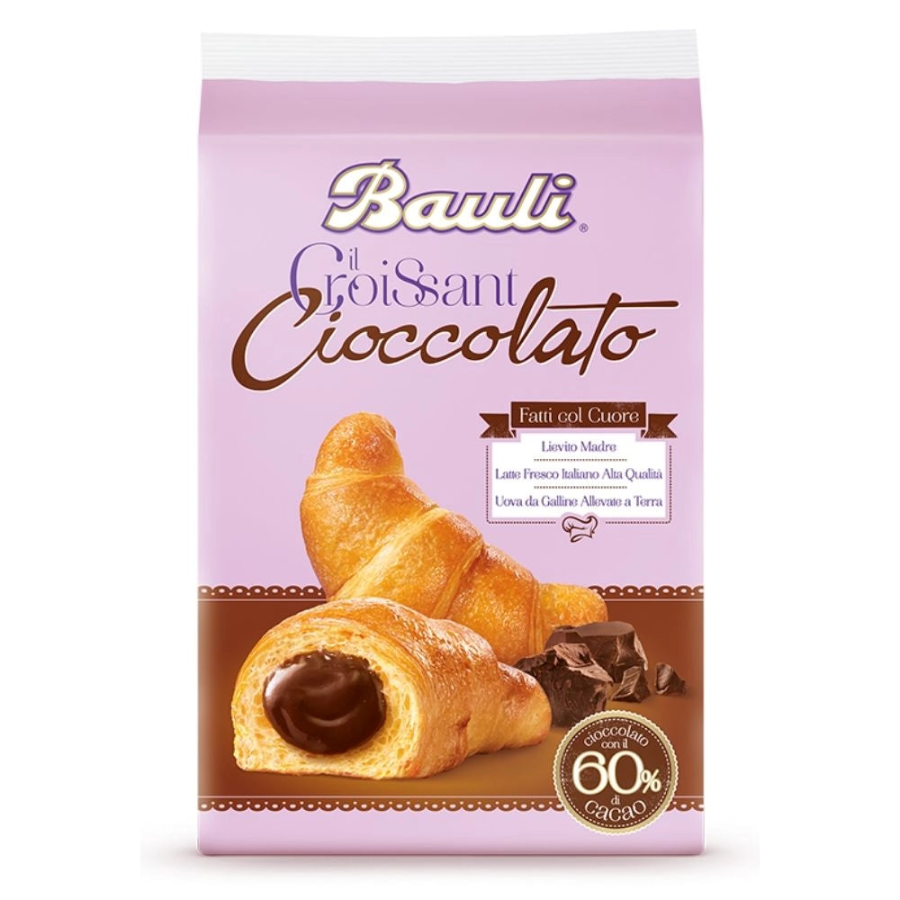 Bauli croissant farciti al cioccolato in confezione da 6 croissant - 300 grammi totali