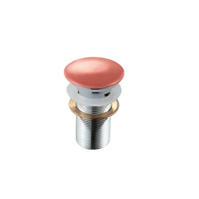 PILETTA CLICK-CLACK LAVABO FANCY CON TROPPO PIENO- Salmone- DH- pezzi 1