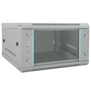 Armadio di rete a parete dal design industriale per interni 53 x 60 x 30 cm acciaio grigio 02_0059079