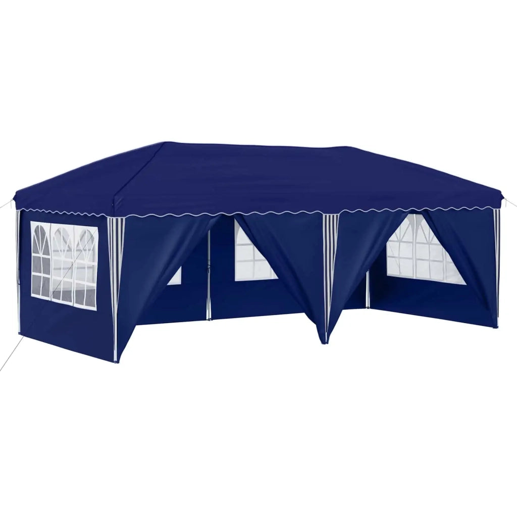 Tenda per feste a pop-up-Gazebo 575 x 288 x 245 cm Blu