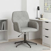 Sedia da scrivania girevole 54 x 55 x 90 cm Grigio Chiaro 42034344
