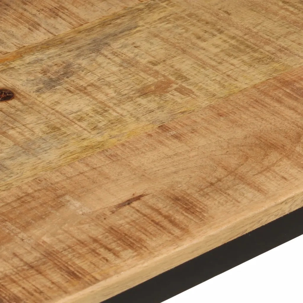Mensola da Parete | Mensola sospesa 40x30x32 cm in Legno Massello Mango e Ferro