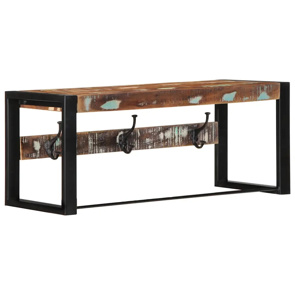 Appendiabiti Multicolore 80x35x35 cm in Legno Massello Recupero 4015938