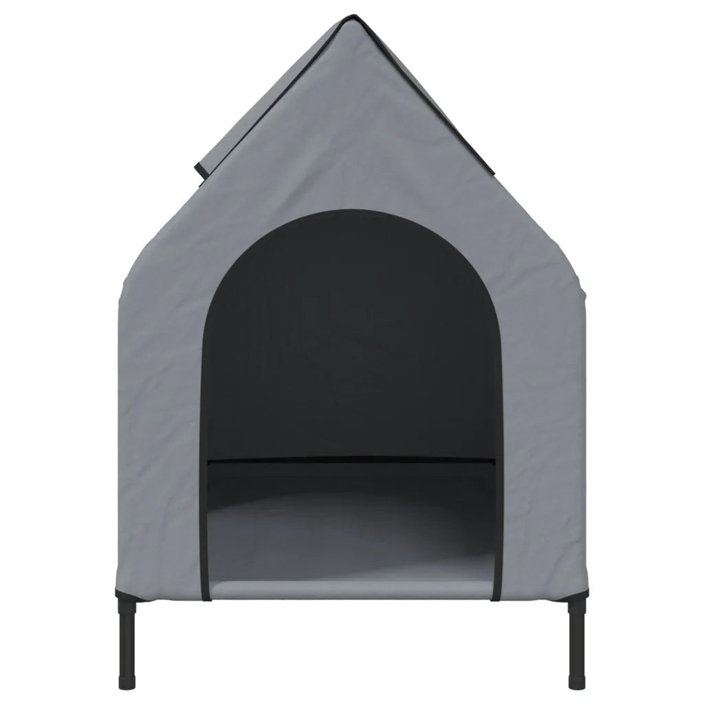 Cuccia per Cani Grigio Chiaro in Tessuto Oxford e Acciaio 172591