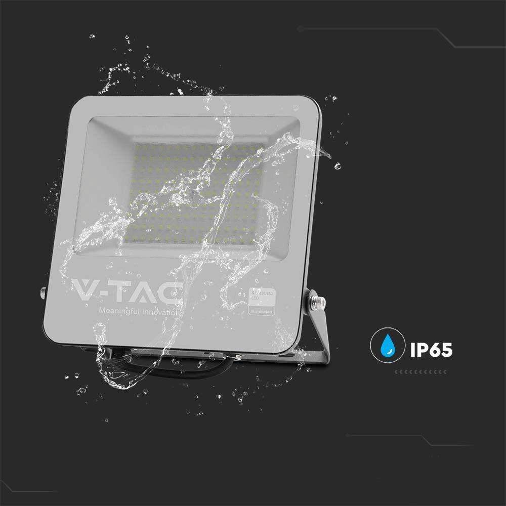 Faro LED V-TAC 100W 4000K 18500lm 185lm/W IP65 nero