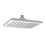 Soffione doccia 20 x 20 cm in finitura cromo anticalcare Hidra