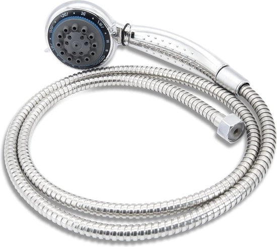 Kit di douchaggio con 7 tipi di getto - set di douchi rilassante con manigliona e tubo di douchi da 150 m, douchi con maniglia