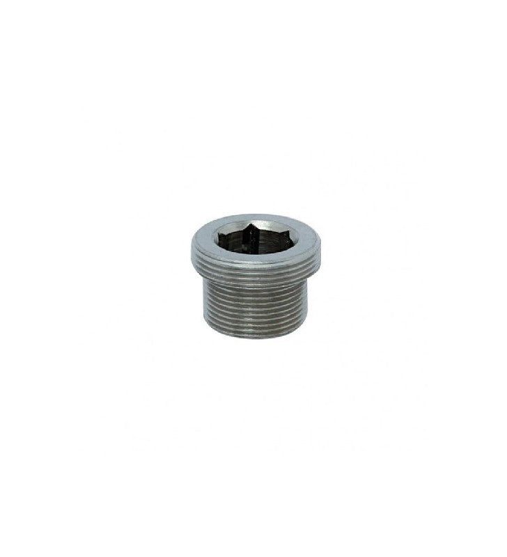 Riduzione ottone cromato con filetto incassato m 18/1 x m 22/1