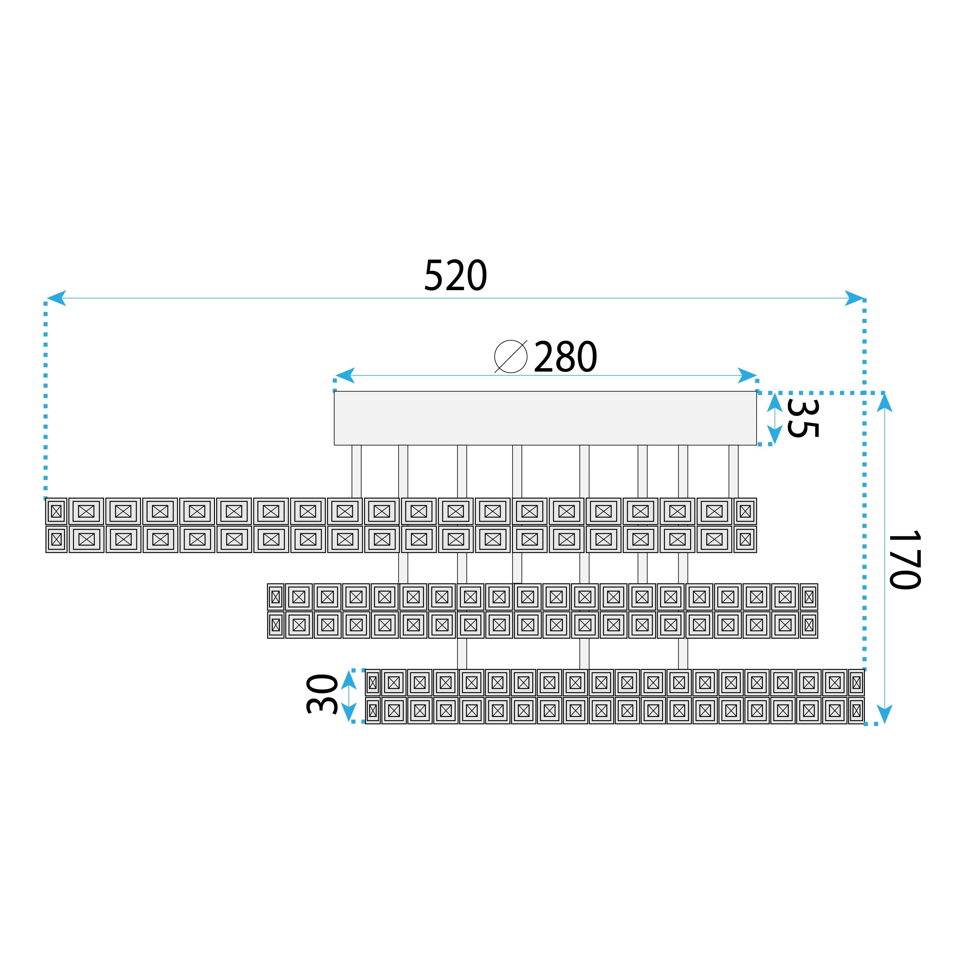 Lampada Da Soffitto Led Ms013-c Rose Gold