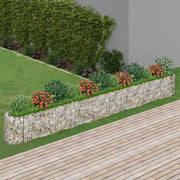 Gabbione con Letto Rialzato in Acciaio Zincato 470x50x50 cm 152029