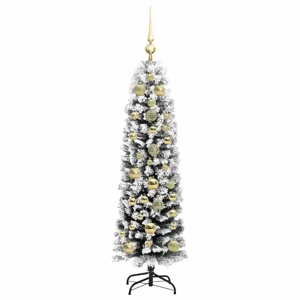 Albero di Natale | Decorazioni natalizie artificiale con 150 LED Verde 150 cm